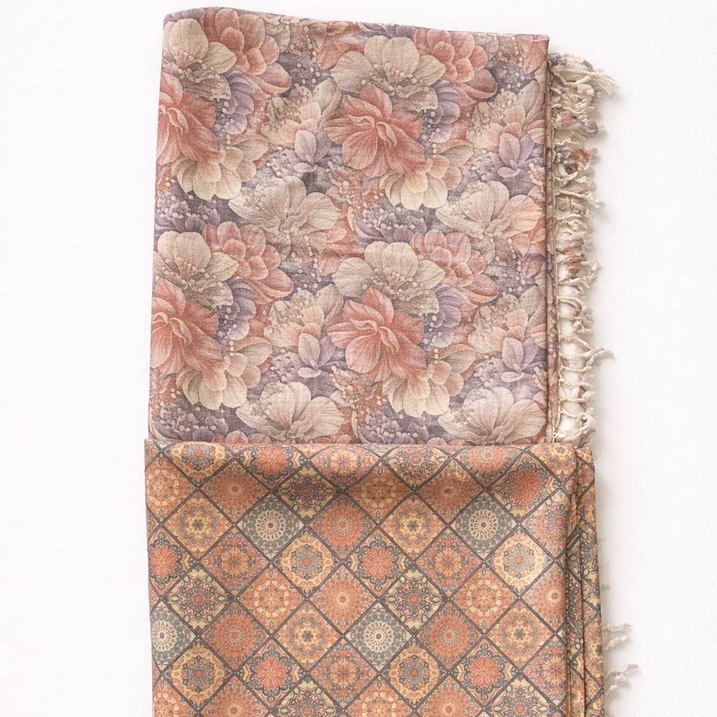 Printed Islampuri Shawl for Ladies – 100% Pure Handmade