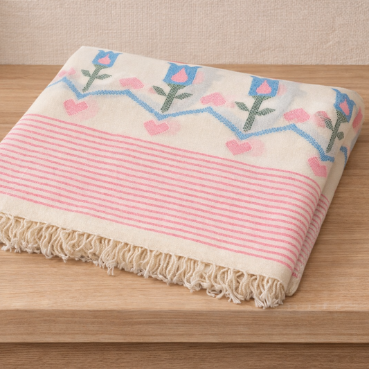 Pure Wool Handmade Embroidered Islampuri Shawl for Women