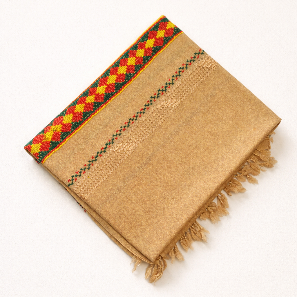 Pure Wool Islampuri Shawl for Women with Handmade Embroidery