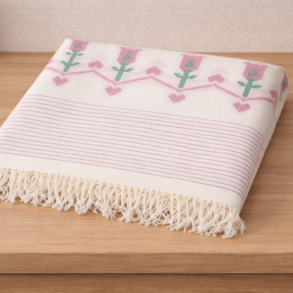 Pure Wool Handmade Embroidered Islampuri Shawl for Women