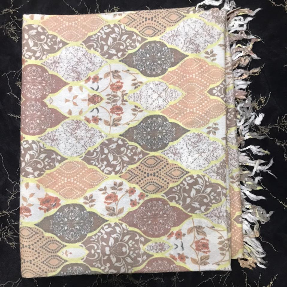 Printed Islampuri Shawl for Ladies – 100% Pure Handmade